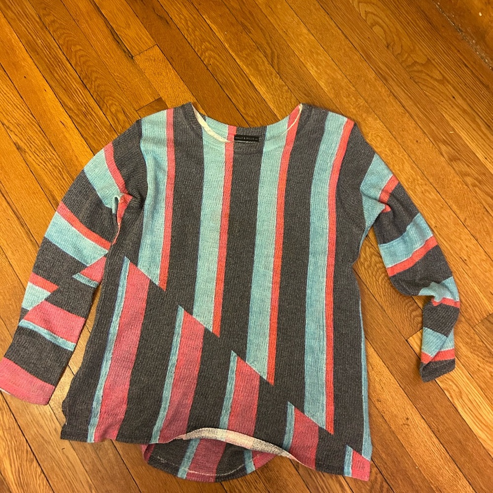 Nally & Millie Multicolor Striped Sweater